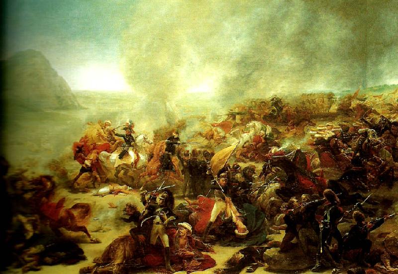 Baron Antoine-Jean Gros le combat de nazareth oil painting image